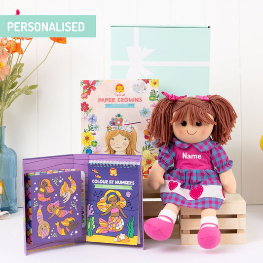 Personalised Cuddle & Craft Hamper