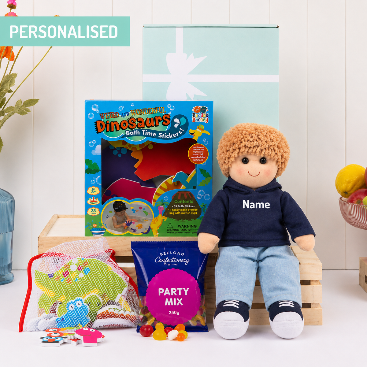 PERSONALISED GIFT HAMPER FOR KIDS - DINO